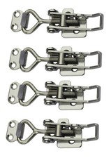 4 Pack Adjustable Buckle Cabinet Boxes Lever Handle Toggle 1S-4,Range:75-95mm