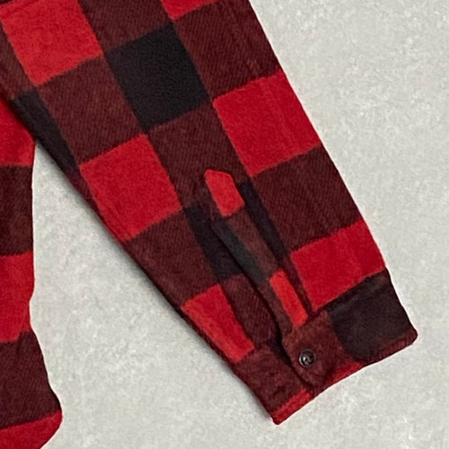 Polo Ralph Lauren Men's Large Classic Fit Red Plaid Knit Flannel Workshirt NEW - Picture 8 of 13