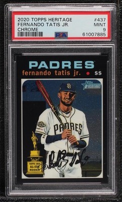2020 Topps Heritage Chrome 534/999 Fernando Tatis Jr #THC-437 4nb