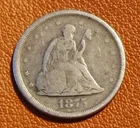 1875-S Seated Liberty Twenty Cent Piece 20C San Francisco Silver Coin VF/XF