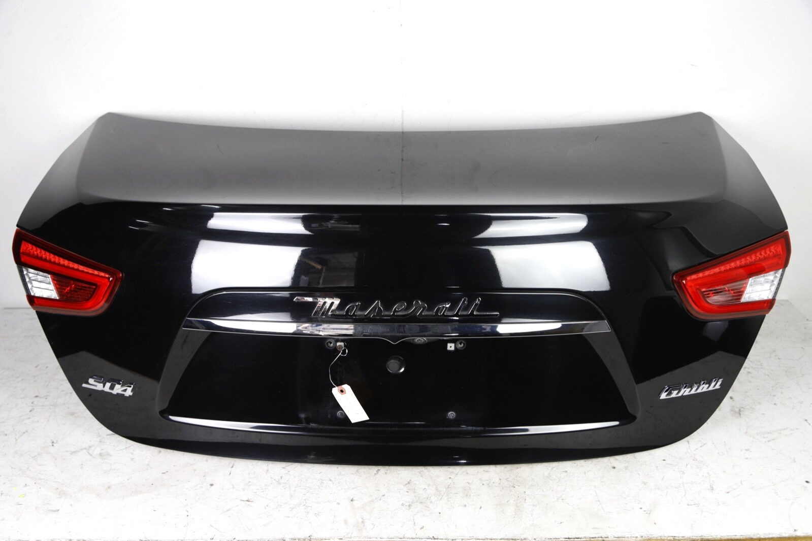 17-20 Maserati Ghibli SQ4 M157 Rear COMPLETE Trunk Tailgate W/ Camera Nero Black