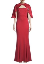 BLACK HALO Cape-Shoulder Gown Size 0US