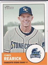 Chris Rearick Tampa Bay Rays 2012 Topps Heritage Minor League Card