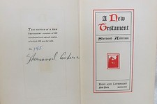 A New Testament, by Anderson Sherwood, signed