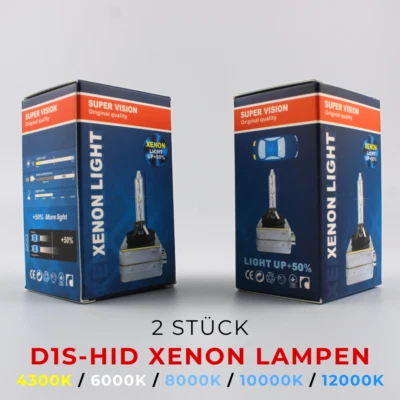 BMW Lampen - 2x Original SuperVision D1S Xenon HID Brenner - Scheinwerfer Licht