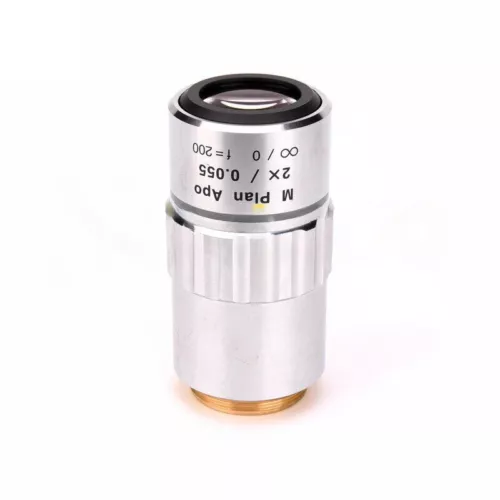 1PC used mitutoyo M Plan Apo 2x/0.055 bright field microscopic objective
