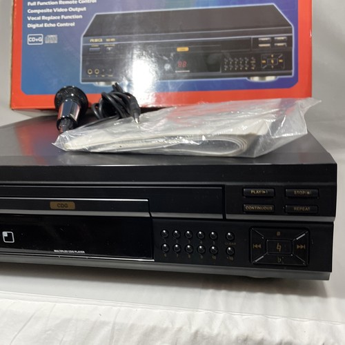 Rare RSQ-SG405 Karaoke Video CD Players CD-G w/ 2 Mic Inputs No Remote - Picture 3 of 8