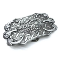 HARLEY DAVIDSON BELT BUCKLE BAR & SHIELD EAGLE CLAWS