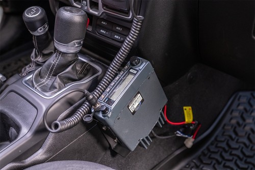 Rugged Ridge 13551.06 CB Radio Mount Bracket Fits 18-23 Gladiator Wrangler (JL) - Picture 4 of 6