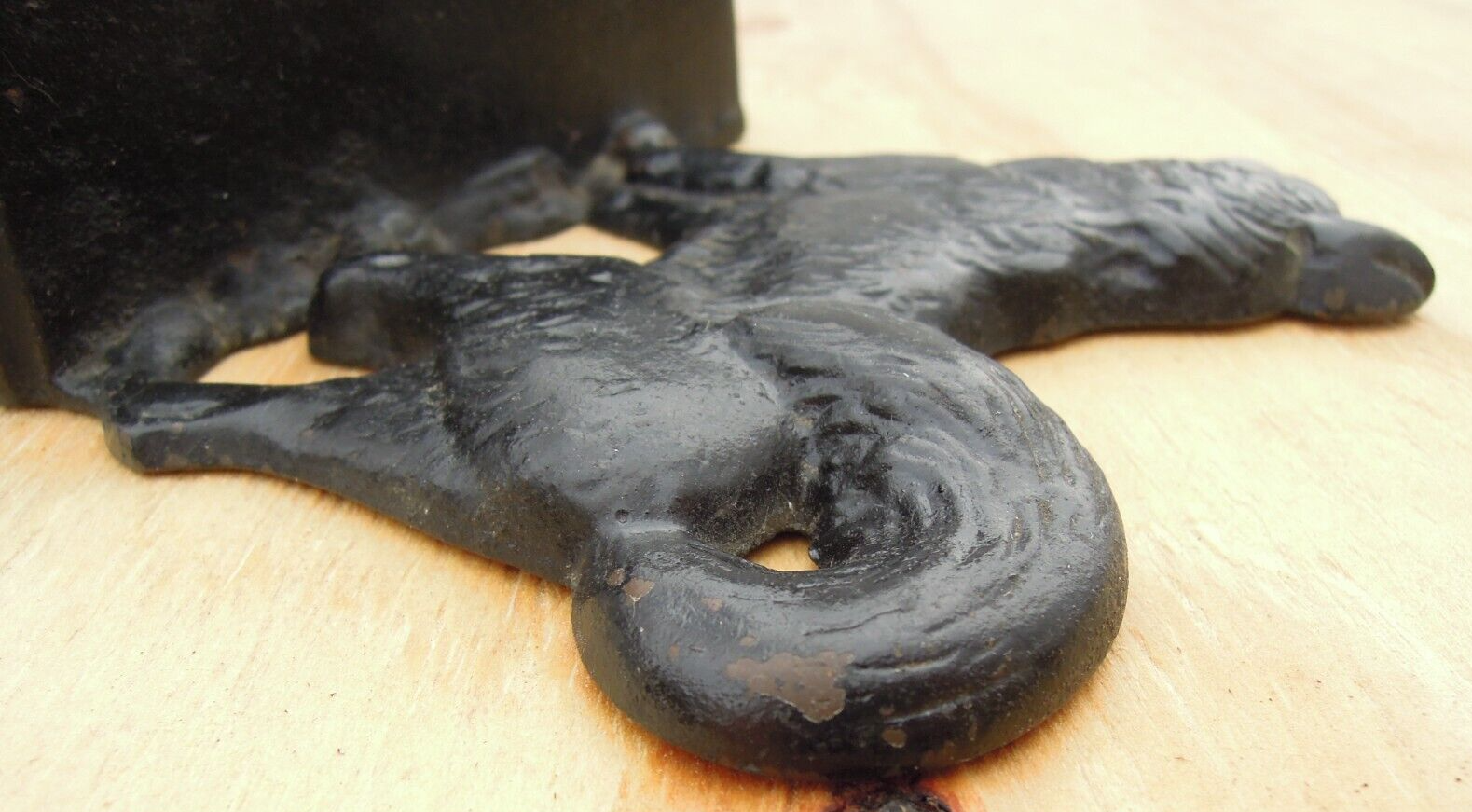 Chow Dog Cast Iron Vintage Book End Antique Door Stop eBay