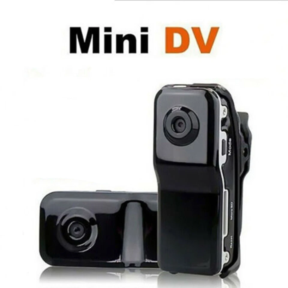 Mini Action Camera Compact Body Worn Cam Motorcycle Bike Helmet Clip - Image 2 of 4