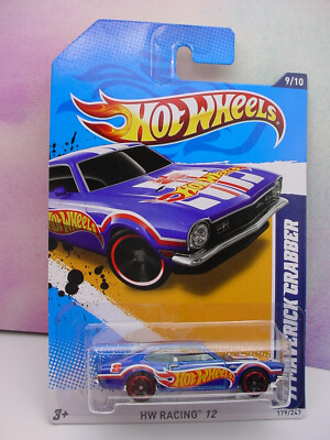2012 i Hot Wheels '71 MAVERICK GRABBER #179  blue;red rim mc5 HW RACING 