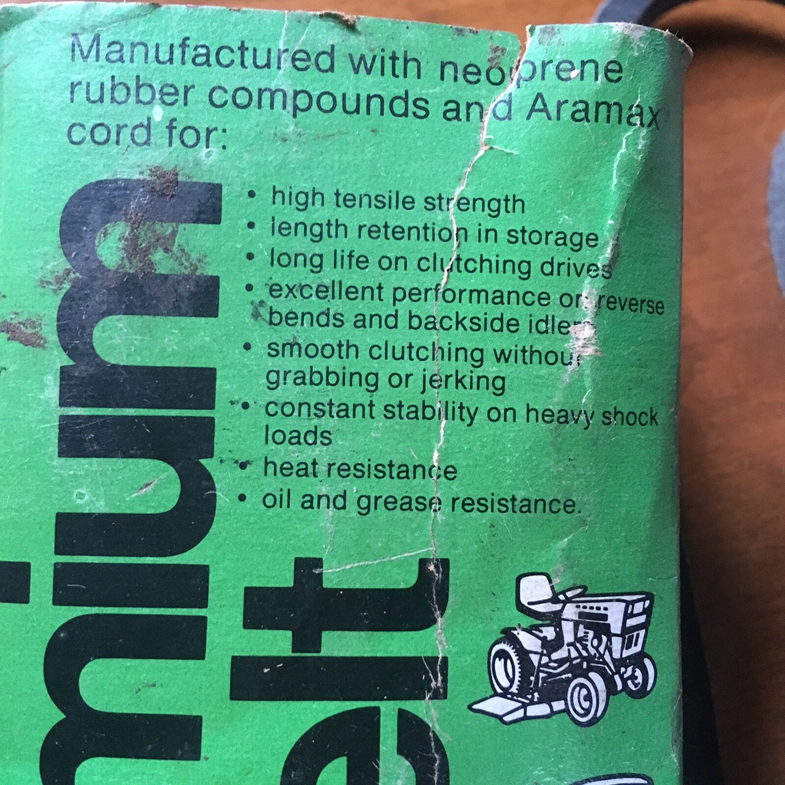 OEM Sears Craftsman 9180R Frt Tine Tiller Drive belt 324410 3225674