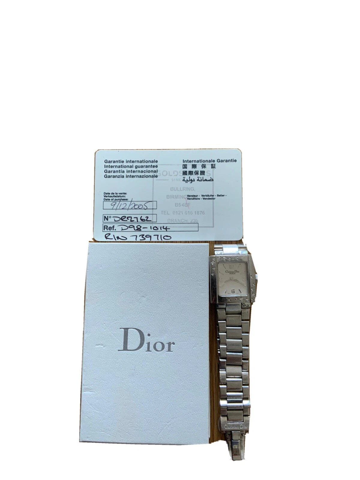 montre femme christian dior