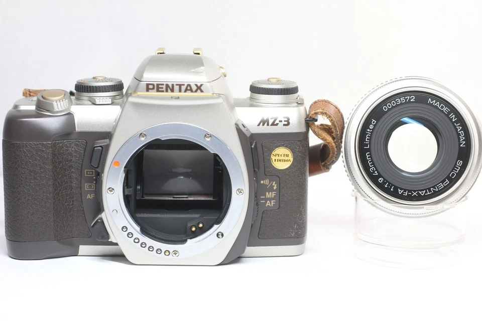 Pentax MZ-3 SLR  Special Edition 35mm Film Camera FA 43mm F/1.9 Limited Lens - Image 2 of 4