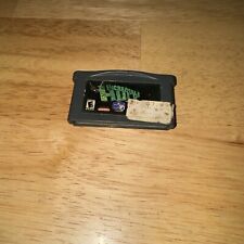 The Incredible Hulk Nintendo Gameboy Advance GBA Game Only