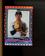 2023 Panini USA Stars & Stripes Red Stars Prizm #37 Dane Perry #d 79/149