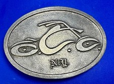 Orange County Chopper Belt Buckle N.Y Silver Color Motorcycle Belt Buckle