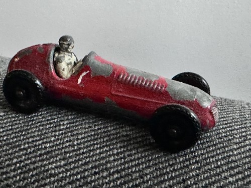 Vintage Lesney Maserati 4CLT/1948 Red No 52. Rare Classic. - playworn - Picture 7 of 8
