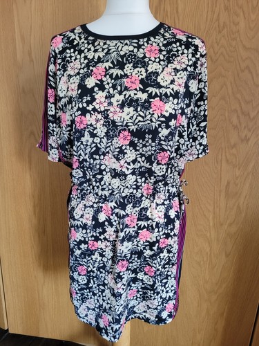 Maison scotch & Soda Shift Dress, Jardin D'Apus size P UK 8 10 Floral tie waist