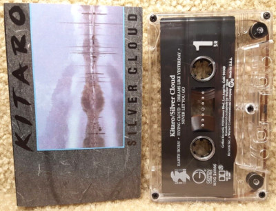 Vintage 1983 Cassette Tape Kitaro Silver Cloud Geffen Records
