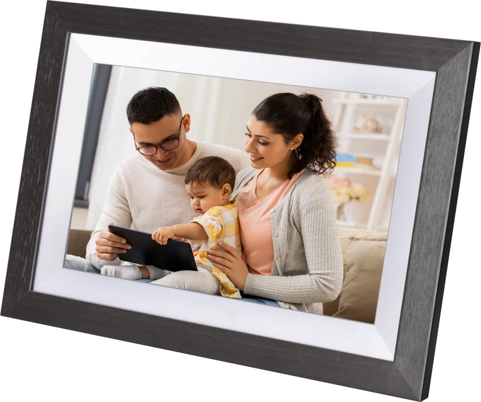 Kodak Wooden Digital Photo Frame 1012W, WiFi 10.1 inch HD IPS Touchscreen, 16GB - Image 3 of 4