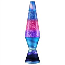 Image of Lava Lamp Northern Lights 2160 Tri-colour Globe Silver Glitter Decorative Bas...