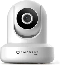 Amcrest 4MP ProHD Indoor WiFi Security IP Camera Pan/Tilt Two-Way Audio Warranty