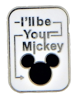 Mickey Mouse I'll Be Your Mickey Individual Disney Park Trading Pin ~ Brand New