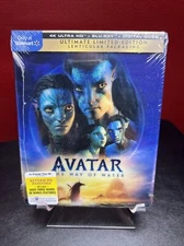 Avatar: The Way of Water Lenticular (4K UHD+Blu-ray+Digital+**MINT**Slipcover)