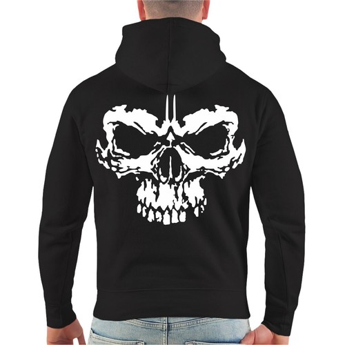 Felpa con cappuccio La Familia Westside Skull Hoodie teschio oldschool tattoo - Foto 10 di 22