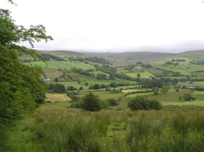 Foto 6x4 Landahussy Townland Plumb Bridge Blick nach Norden c2006