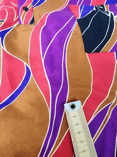 Irvine Park 3XL Polyester Collared Shirt Abstract Colorful Design With Pocket - Picture 9 of 12
