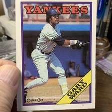 1988 O-Pee-Chee New York Yankees Baseball Card #235 Gary Ward