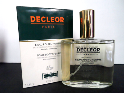 Decleor Men Tonic Body Splash With Essent Oils 3.3 oz / 100 ml
