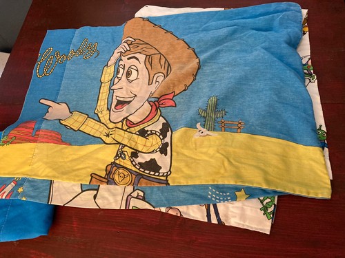Vintage Toy Story Bedding Set Flat Sheet Fitted Sheet Curtains with Valance 1995 - Picture 15 of 16