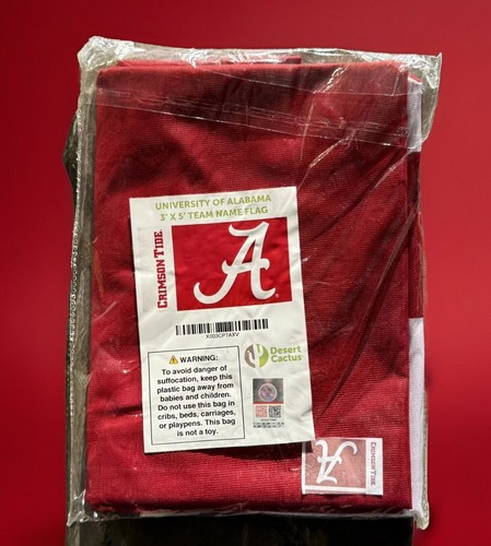 The University of Alabama Crimson Tide™️ Flag ~ 3x5 Feet ~ Desert Cactus®️ - Picture 8 of 12