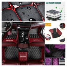 Nach maß Für Toyota Modelle 3D Matten Automatten All-Wetter Teppiche Fußmatten