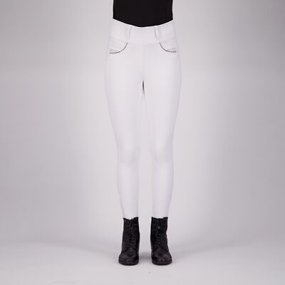 Euro Star Ladies Breeches ERMaxima Full Grip White Tournament