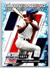 2021 Topps Opening Day #OOD-7 Billy Williams Outstanding Opening Day