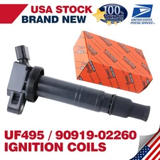 For Toyota Tacoma 2005-2021 1 Pc Quality Ignition coil UF495 90919-02260