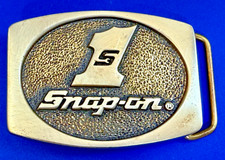 Snap-On Tools 1 Manufacturer Company Solid Brass BTS Belt Buckle SPP 513