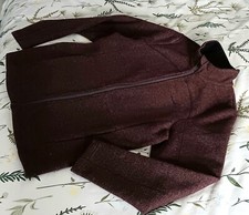 Rohan Hudson Fleece Jacket Heather Purple Marl Size Medium 2 Zipped Hand Pockets
