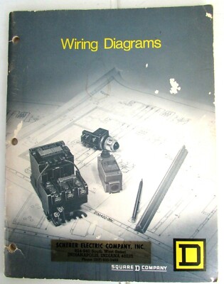 1973 SQUARE D COMPANY WIRING DIAGRAMS CATALOG BOOK MANUAL | eBay
