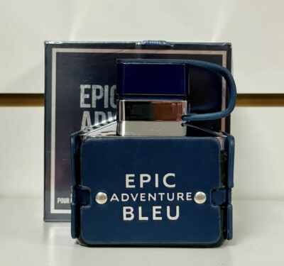 Epic Adventure Bleu by Emper Perfumes, Eau de Toilette for Man, 100 ml 3.4 FL.Oz