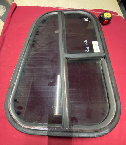 1998 FREIGHTLINER PASSENGER SIDE UPPER SLEEPER WINDOW WITH SLIDE OPENING