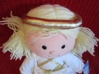 Vintage Gibson Greetings Soft ANGEL Doll Blonde w/Gold Halo & Wings Christmas — photo 10