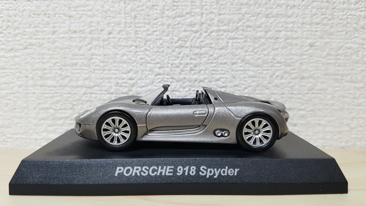 1/64 Kyosho PORSCHE 918 SPYDER GREY diecast car model | eBay
