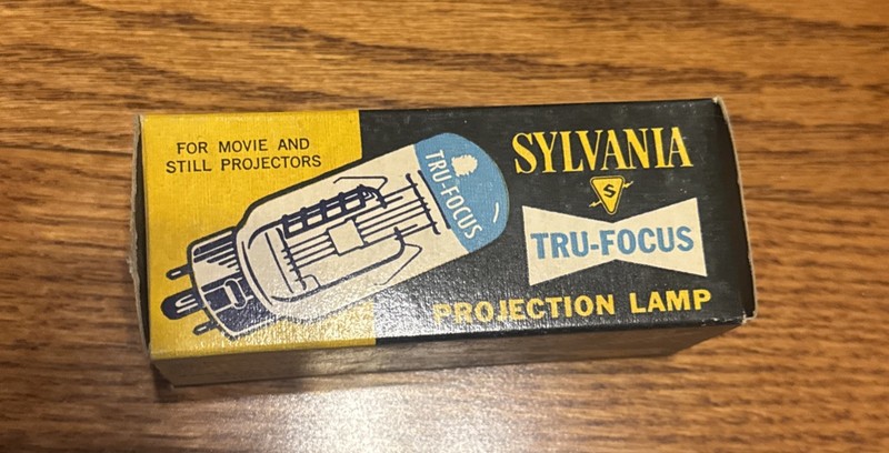 DGF projector lamp projection light bulb 120v 500w, NOS G.E. brand