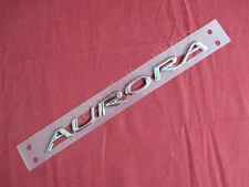 NOS OEM Oldsmobile "Aurora" Chrome Trunk Lid Nameplate Emblem 1996 - 99 CHROME